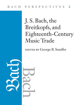 cover image of Bach Perspectives, Volume 2